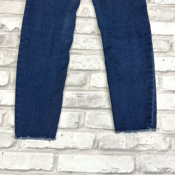True Craft Girls Blue Denim Raw Hem Stretch Jeggings - Size 7 - Picture 8 of 11